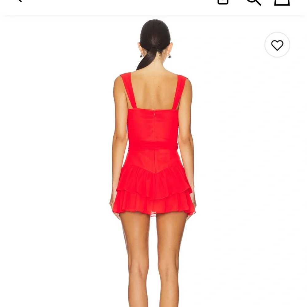 Amanda Uprichard Kendra Skort Romper - Picture 3 of 5